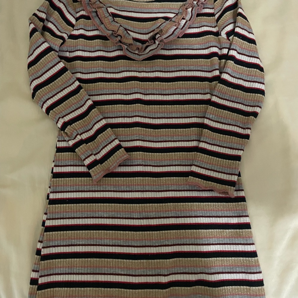 Andy & Evan Multicolor Striped Dress